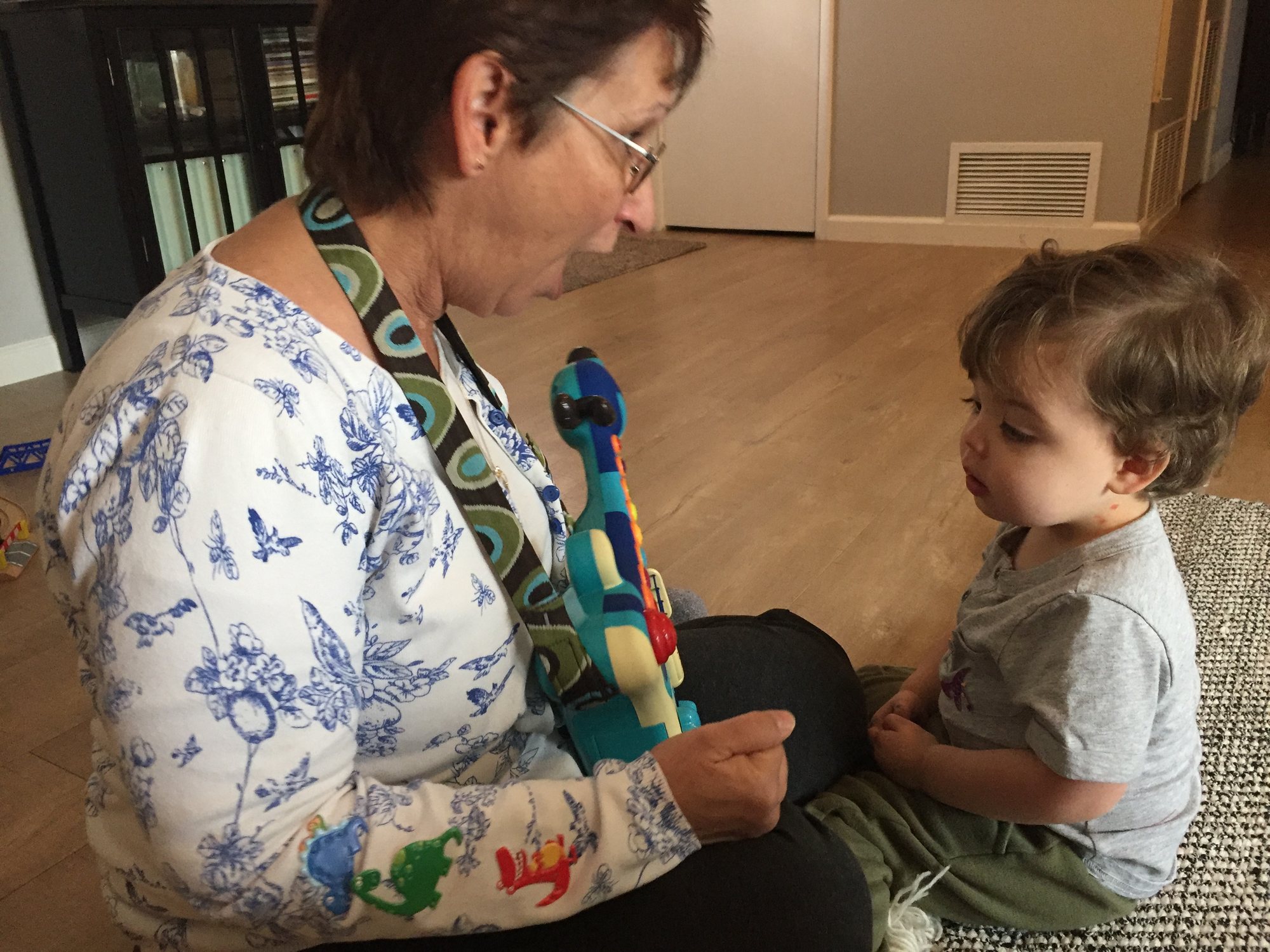 Christmas, take two. Fun with Nonna.