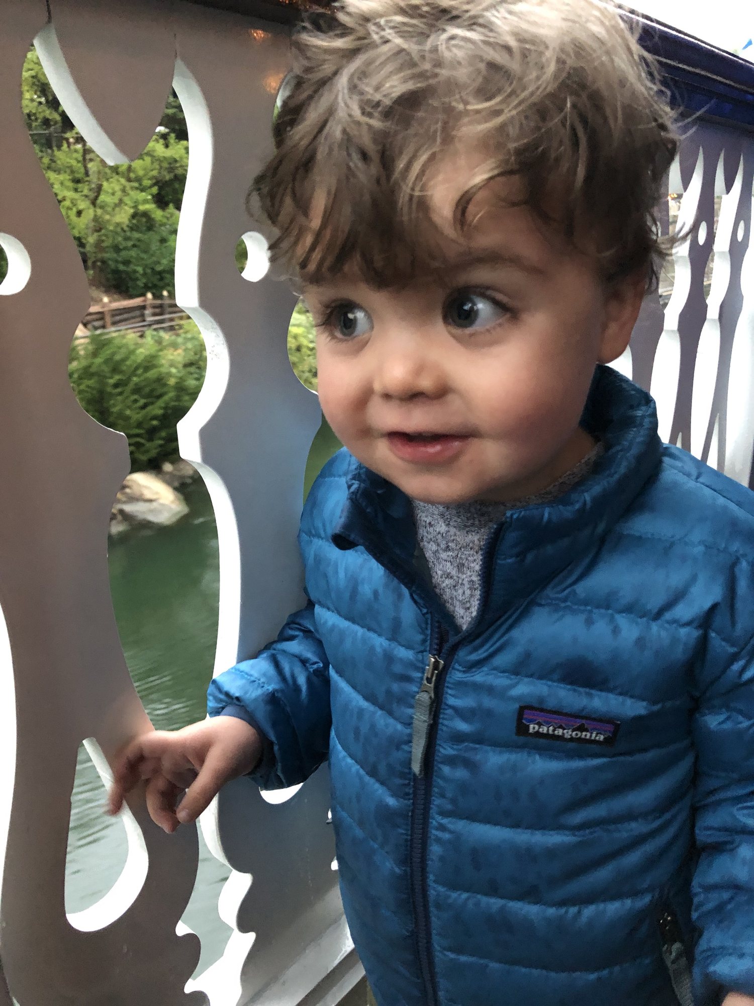 Our first ride of the trip - Mark Twain Riverboat. Ben was most excited about all of the ducks in the water.