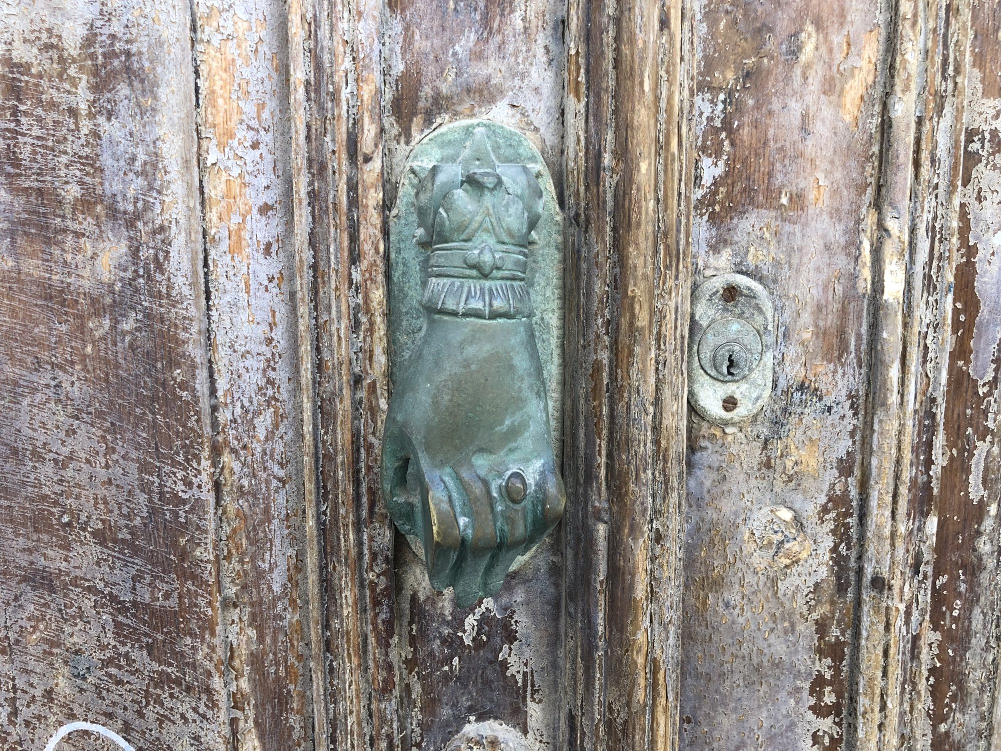 Door knocker in Chania.