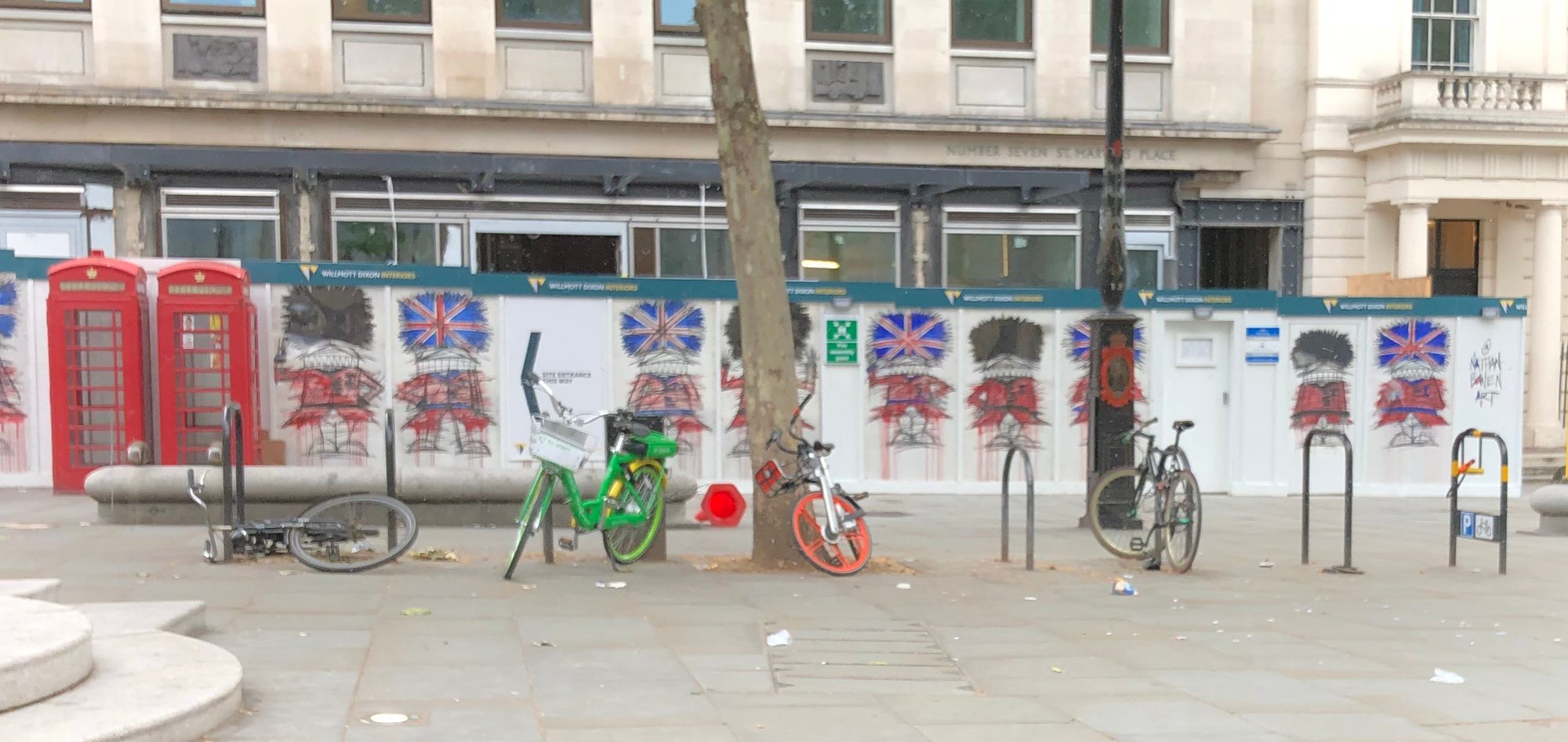 Some fun graffiti in London.