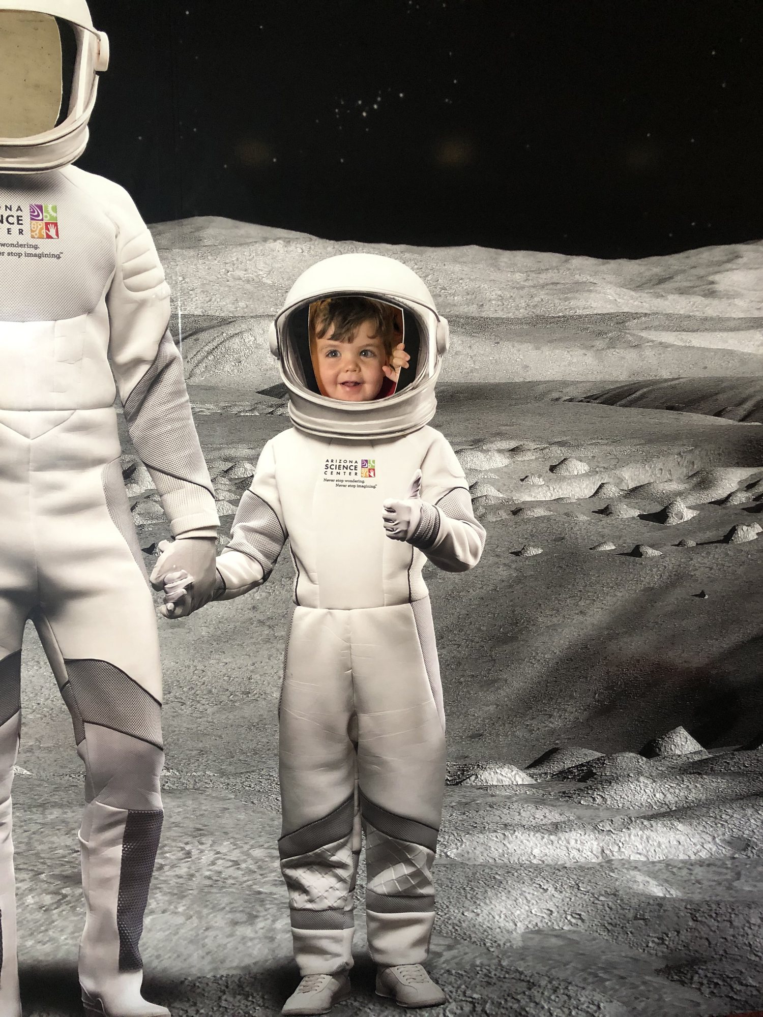 Visit to the Arizona Science Center where Ben got to walk on the Moon.