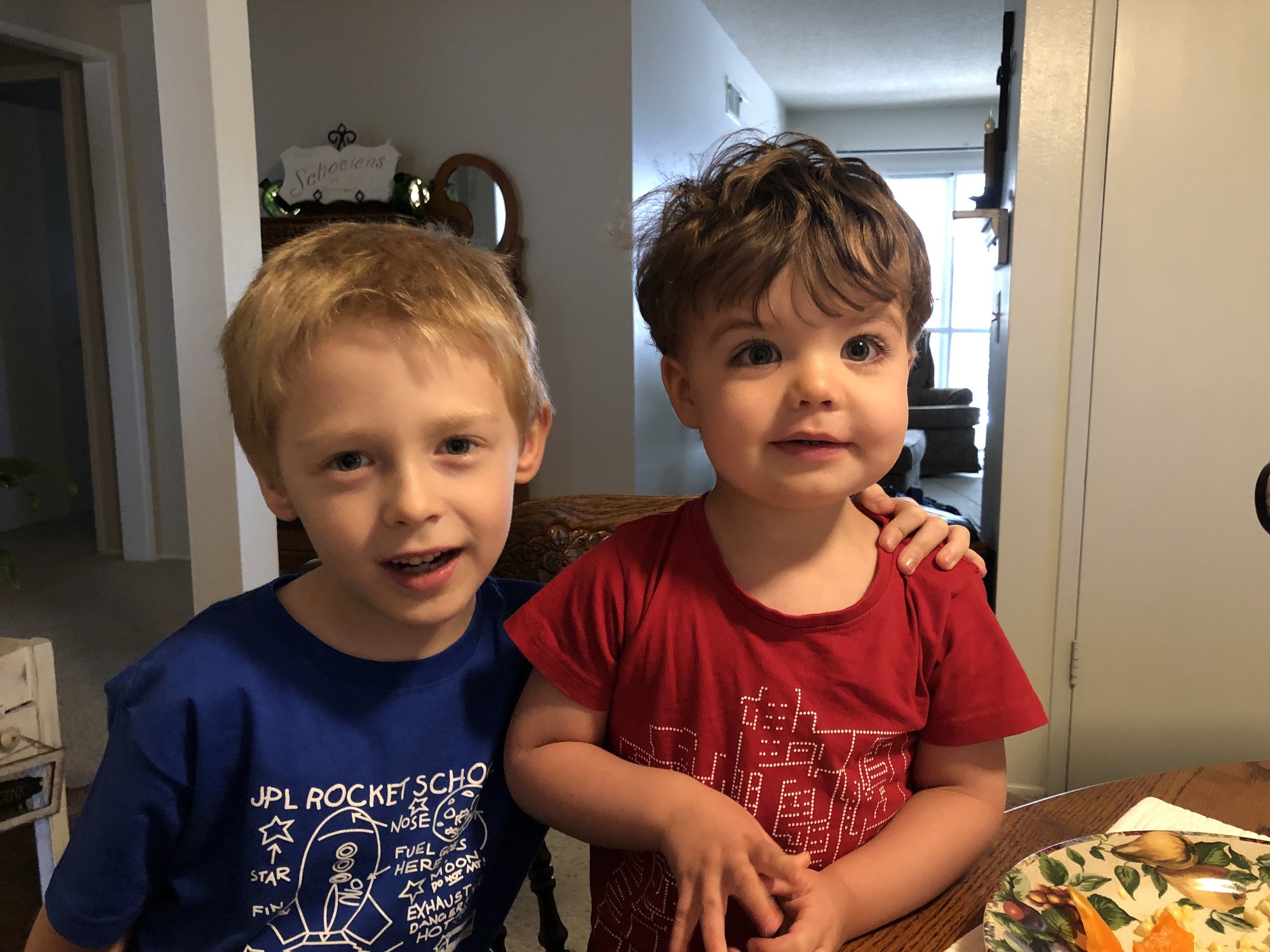 Got them both to look toward the camera. Yay!