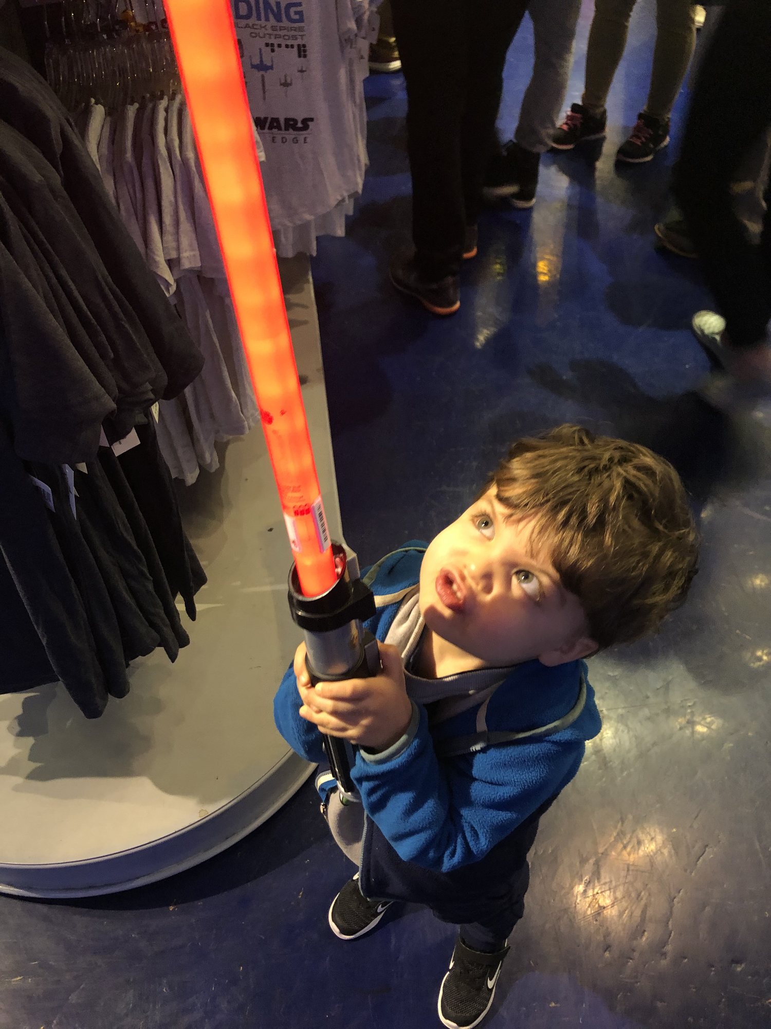 Uh-oh... are we raising a Sith Lord???