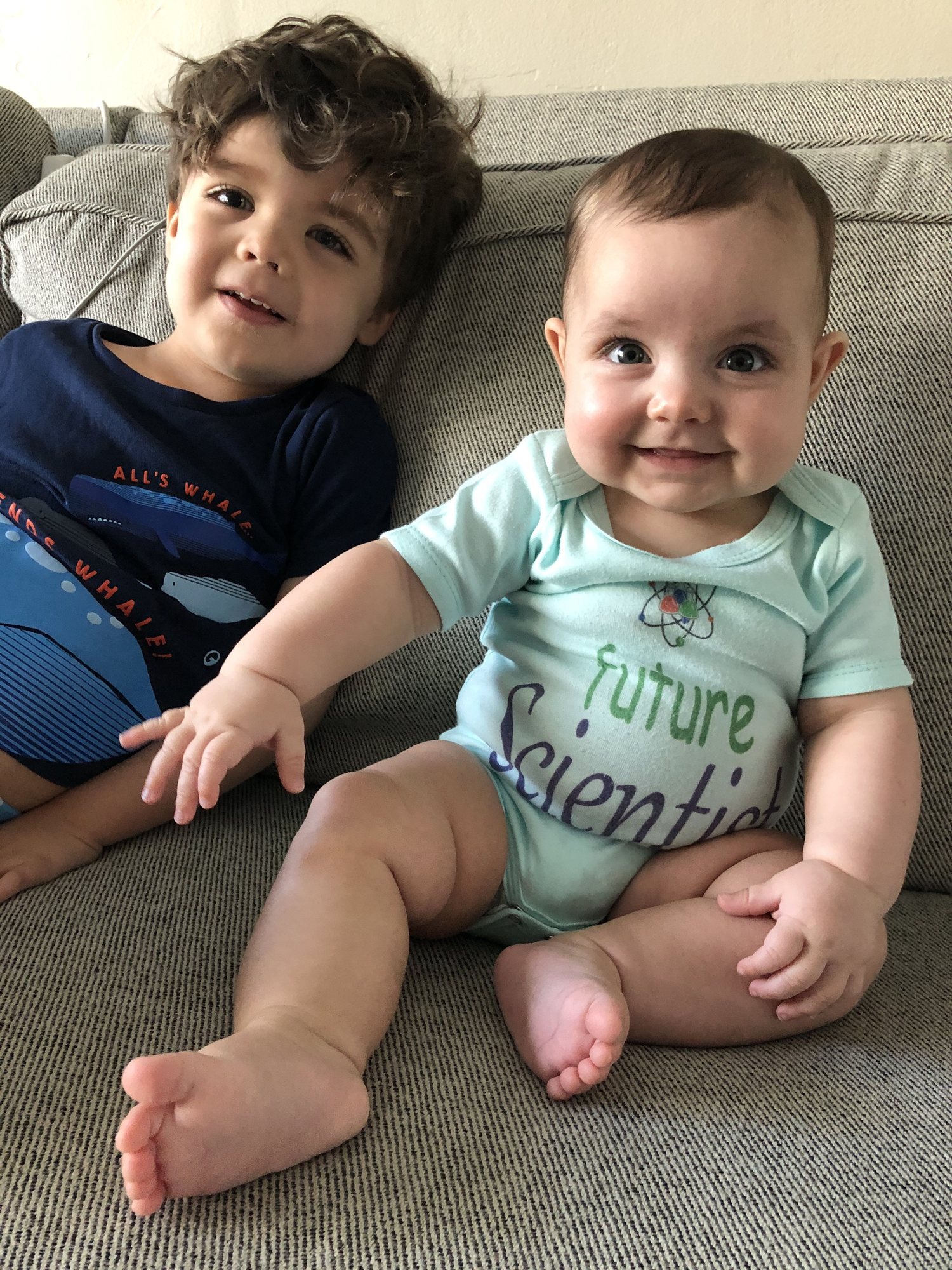 Ben LOVES having his picture taken with Nora.
