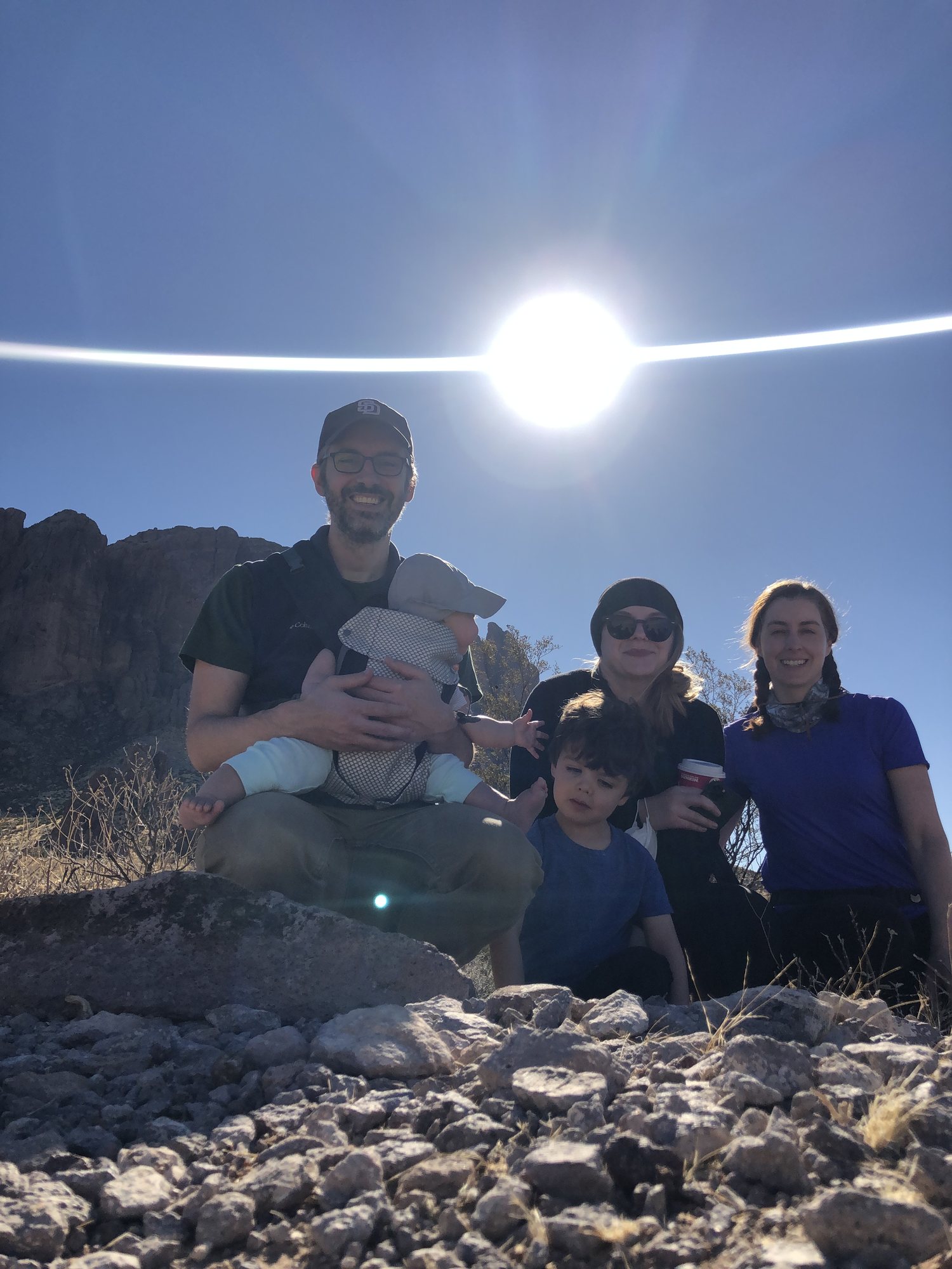 Superstitions hike with Auntie Juliana :)