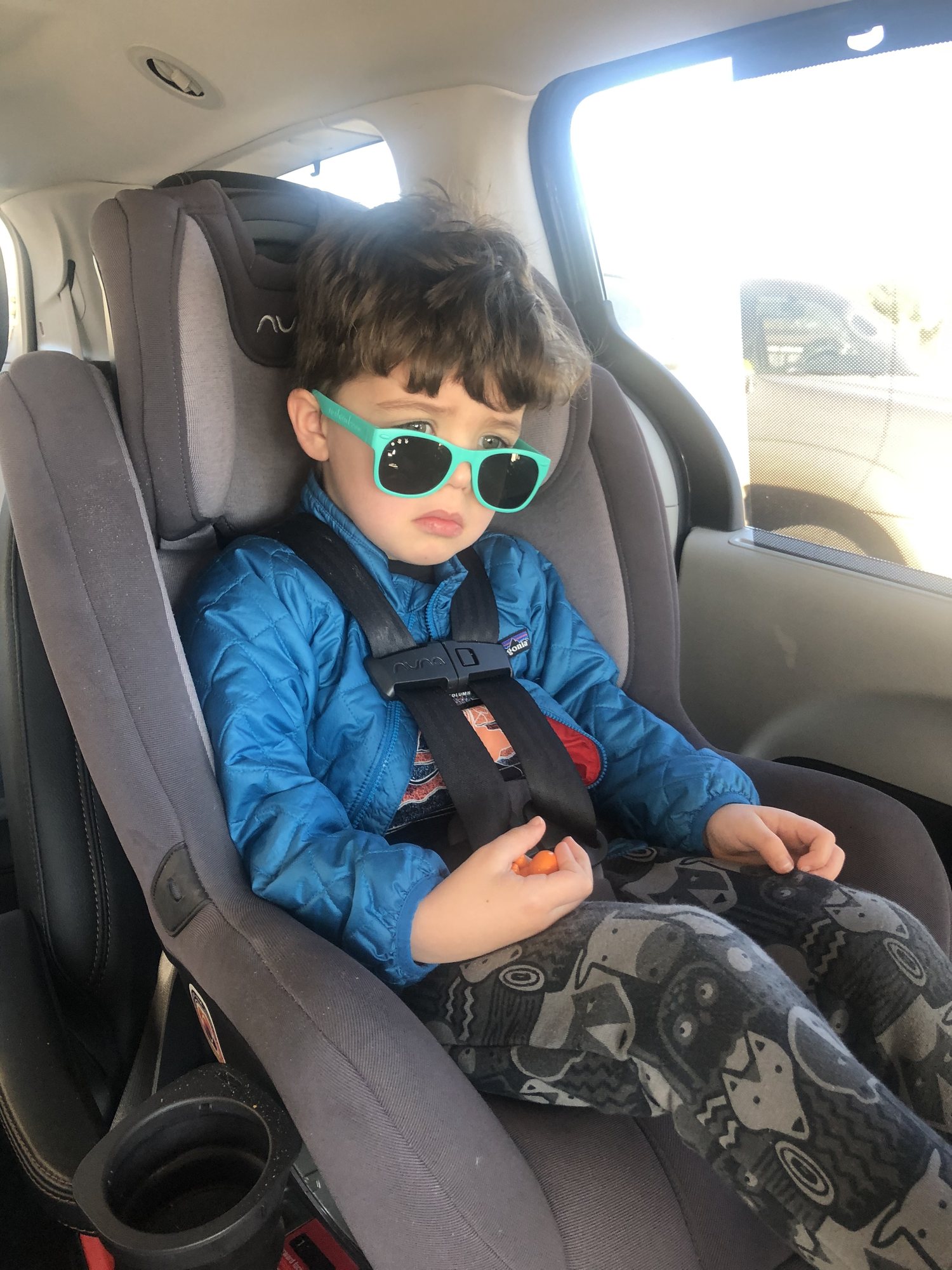 Ben just can't even. He was upset that his glasses wouldn't stay on his nose :(.