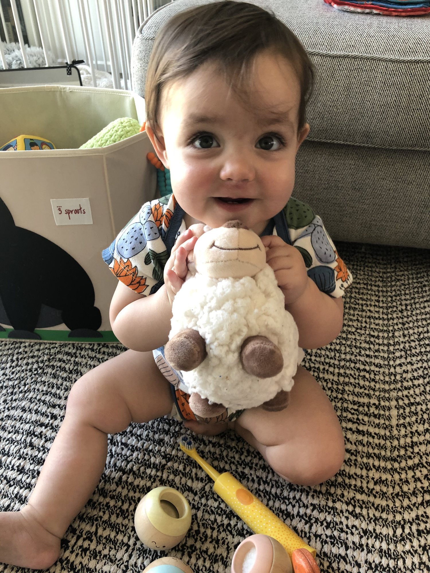 And her sheep!