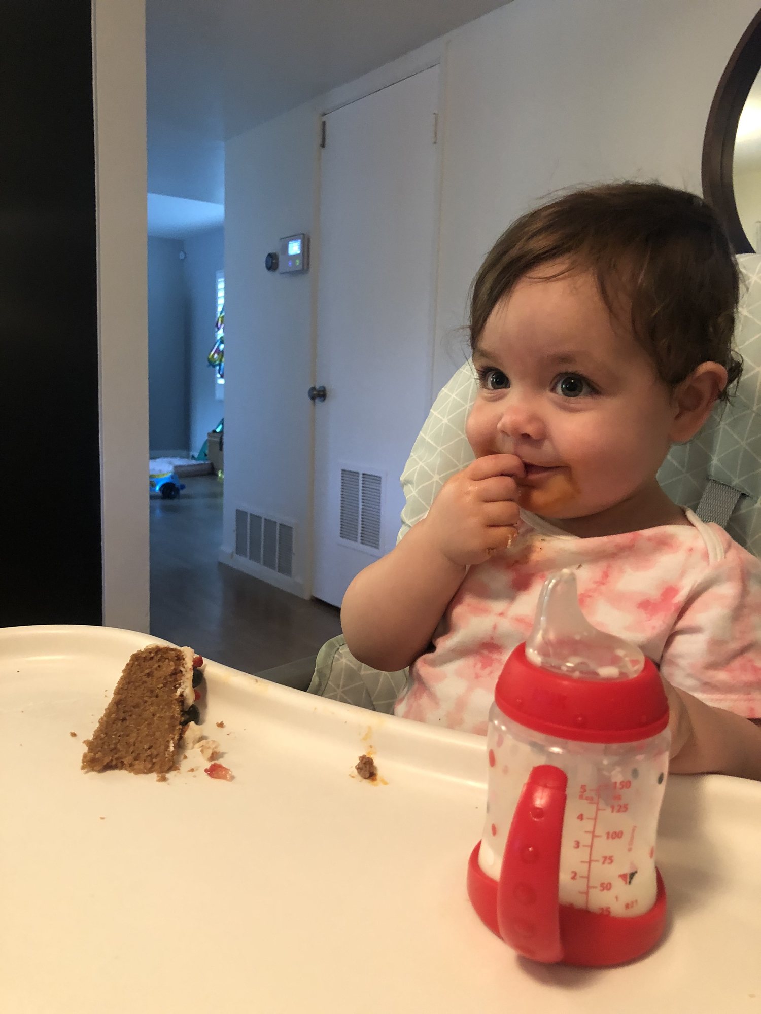 Mmmmm... post nap cake!