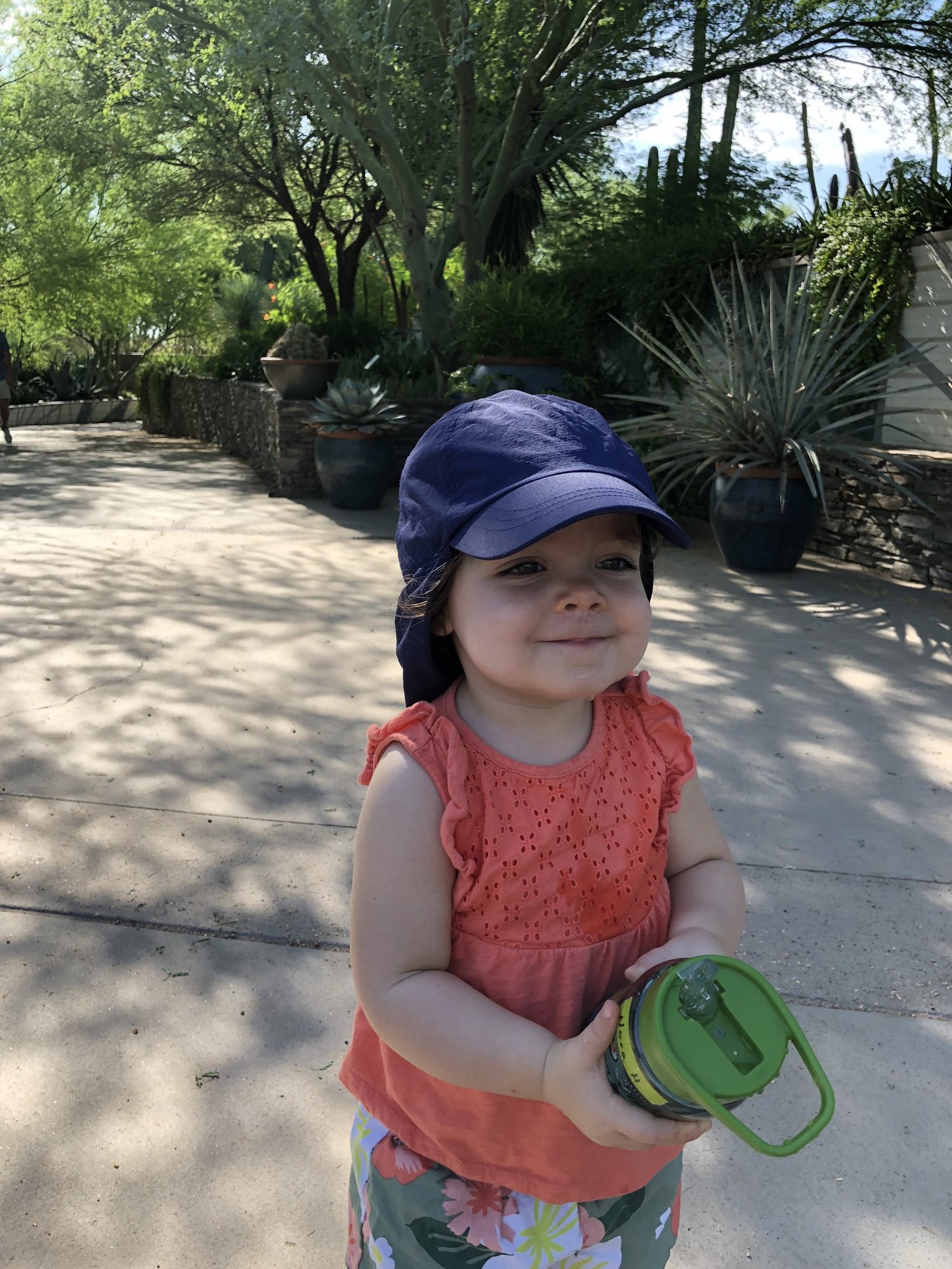 Cute smile at the Desert Botanical Gardens.