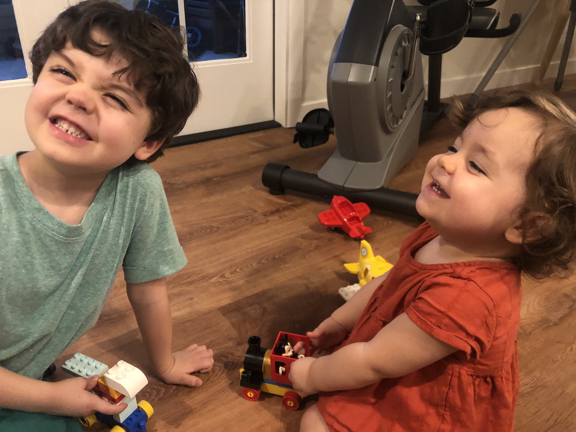 Sweet smiles.