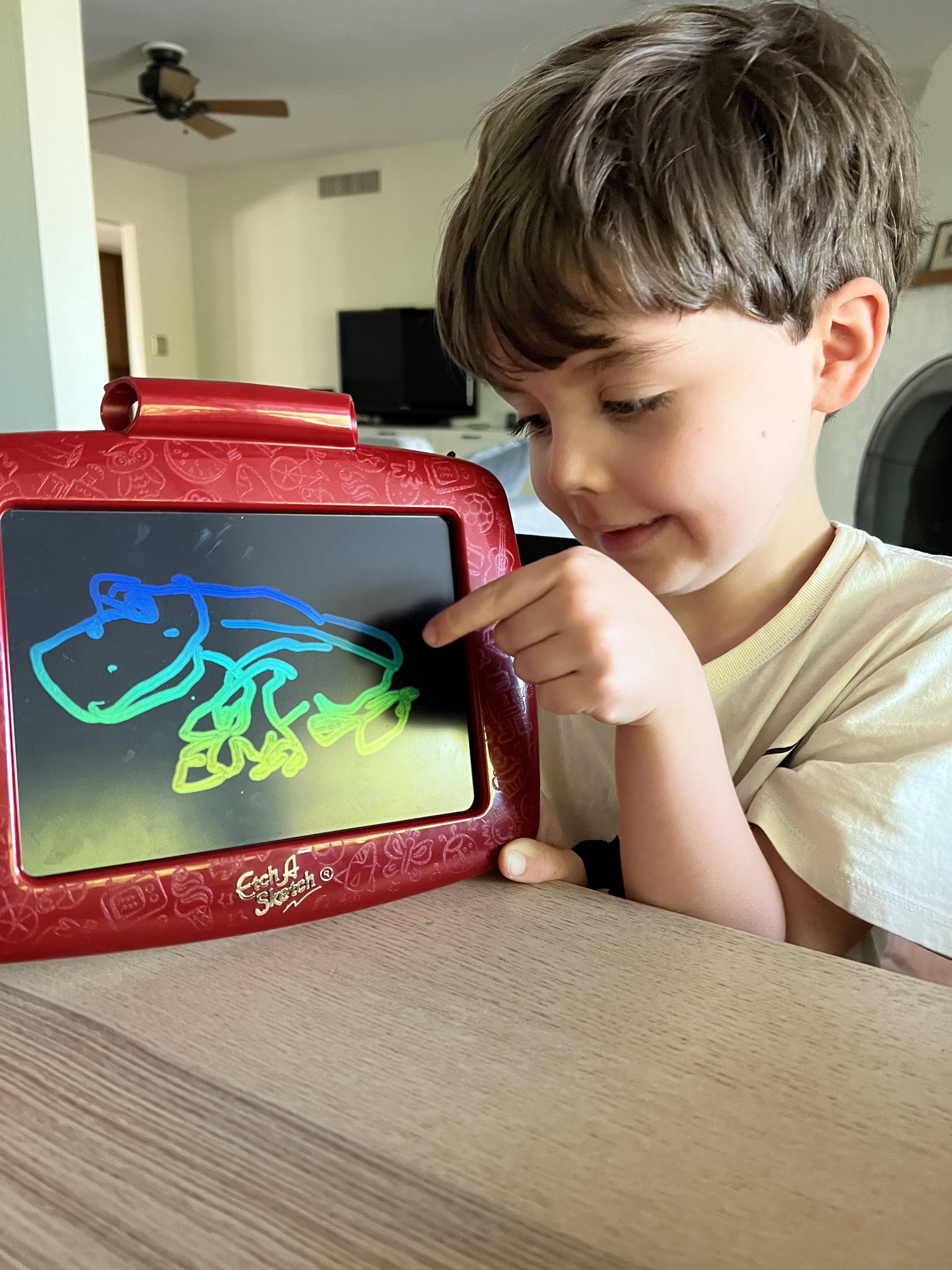 Ben drew a frog!