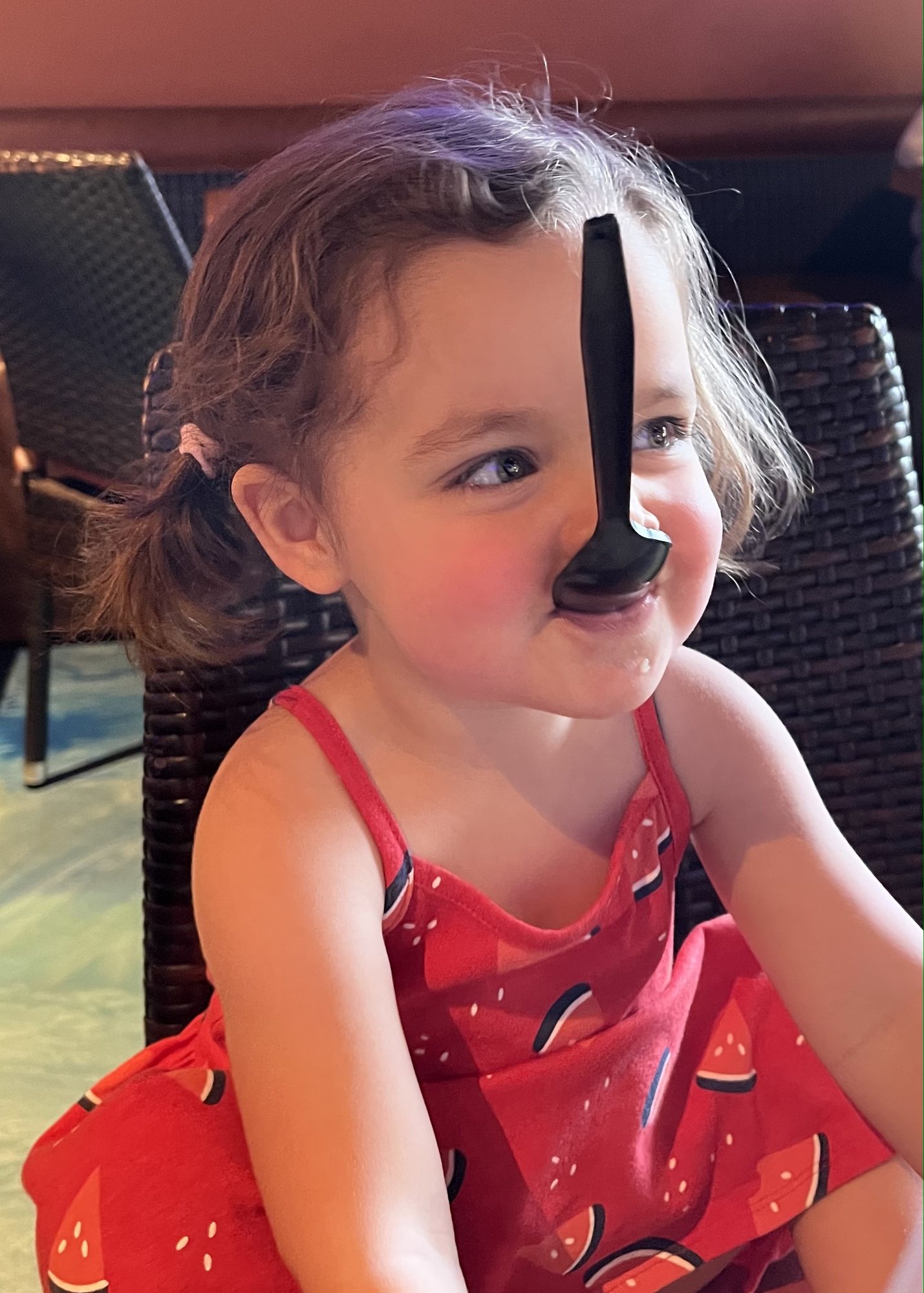 Silly girl.