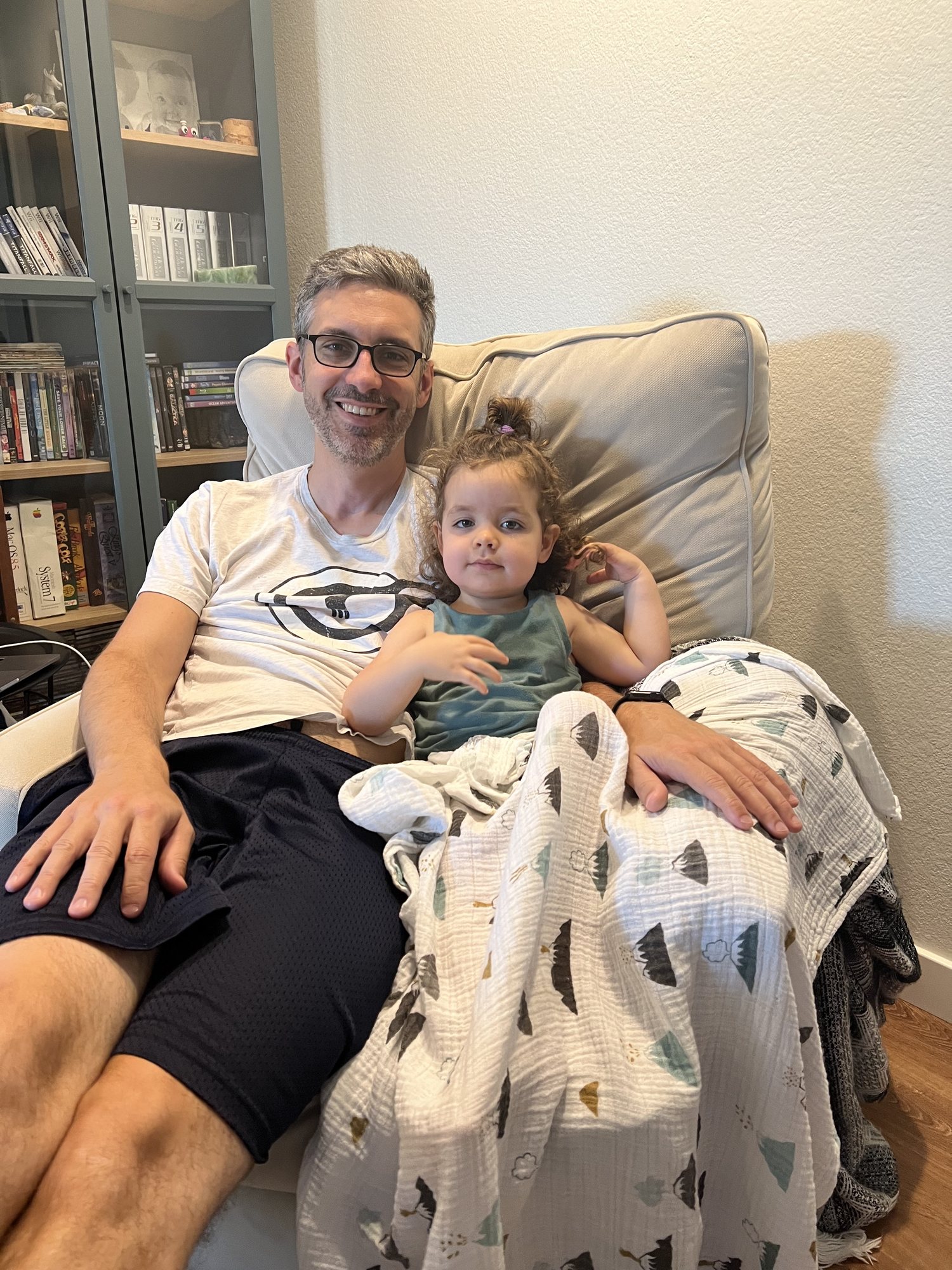 The two snuggliest people in the house :)