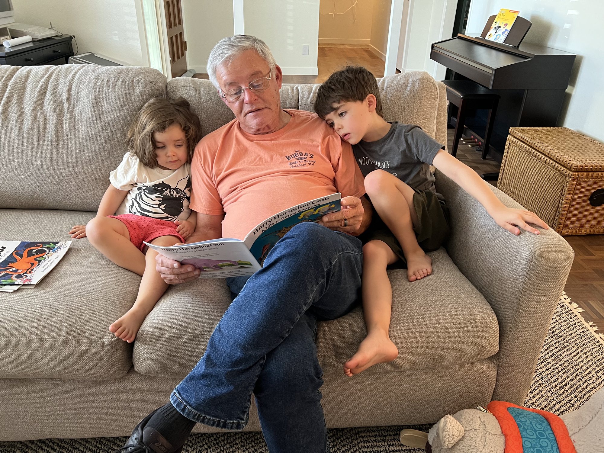 Reading with Pawpaw!