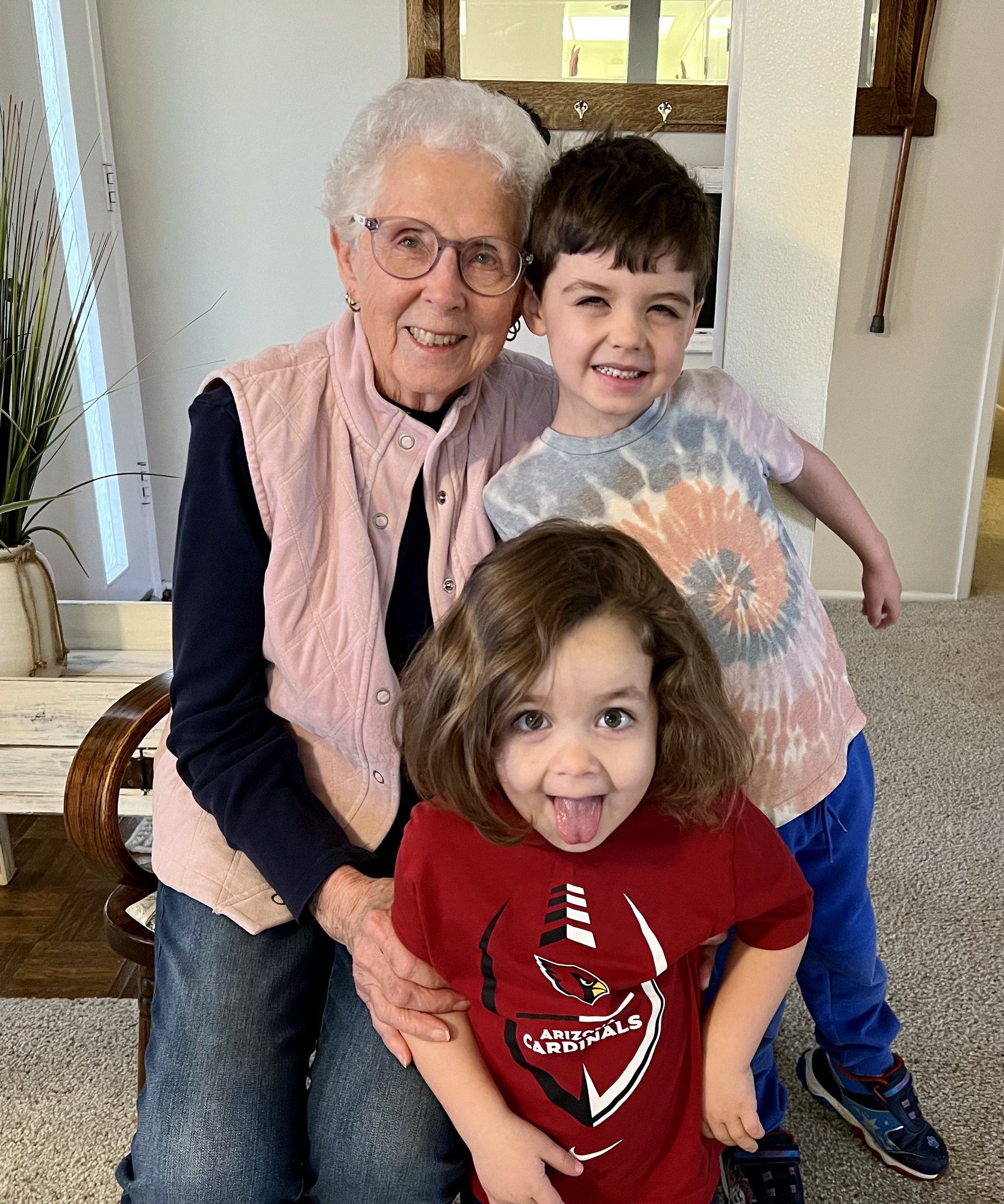 Visiting with Mema!