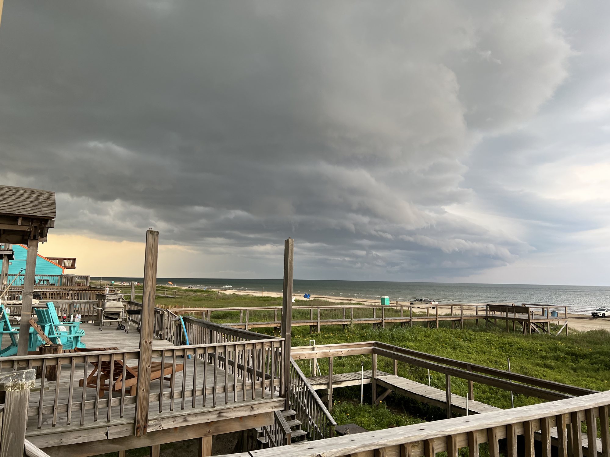 Storm rolling in at the end of the day.