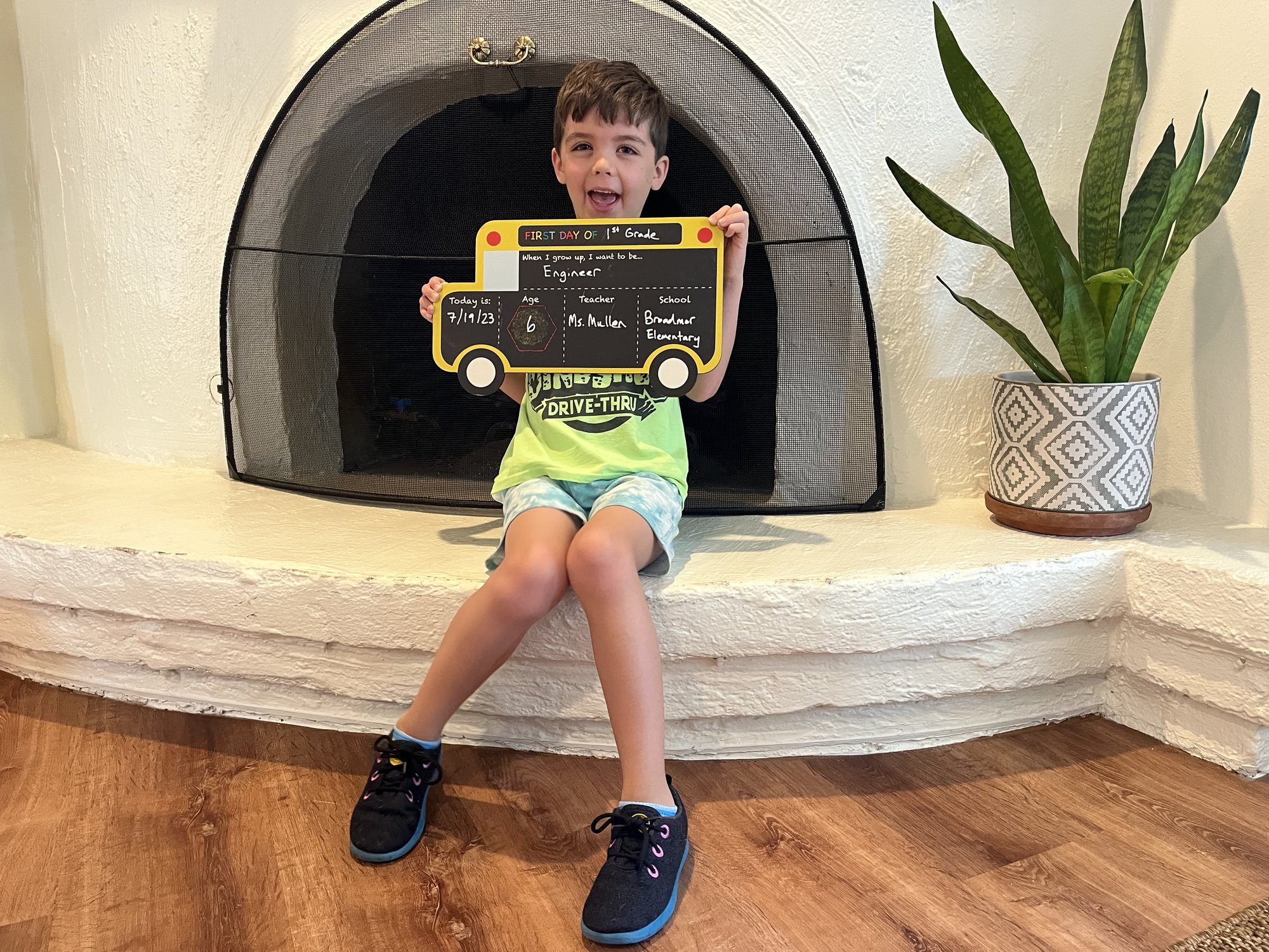 First day of first grade!!!