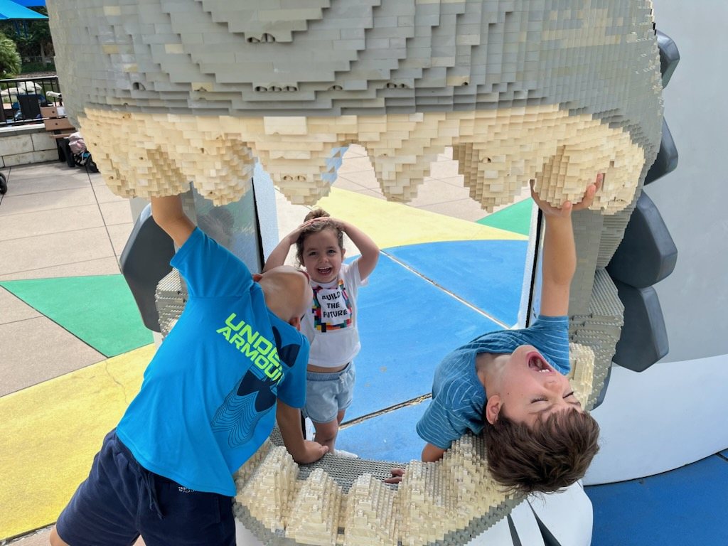 Being eaten by a Lego shark!!!