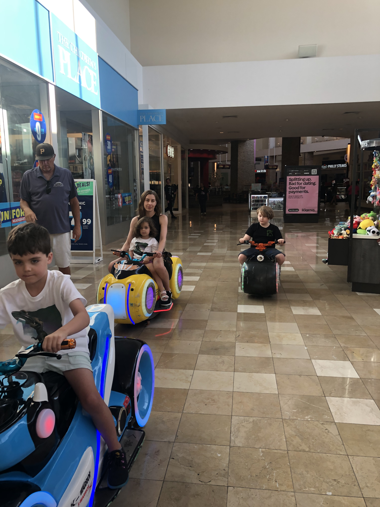 Motorcycle gang. We all look very serious.