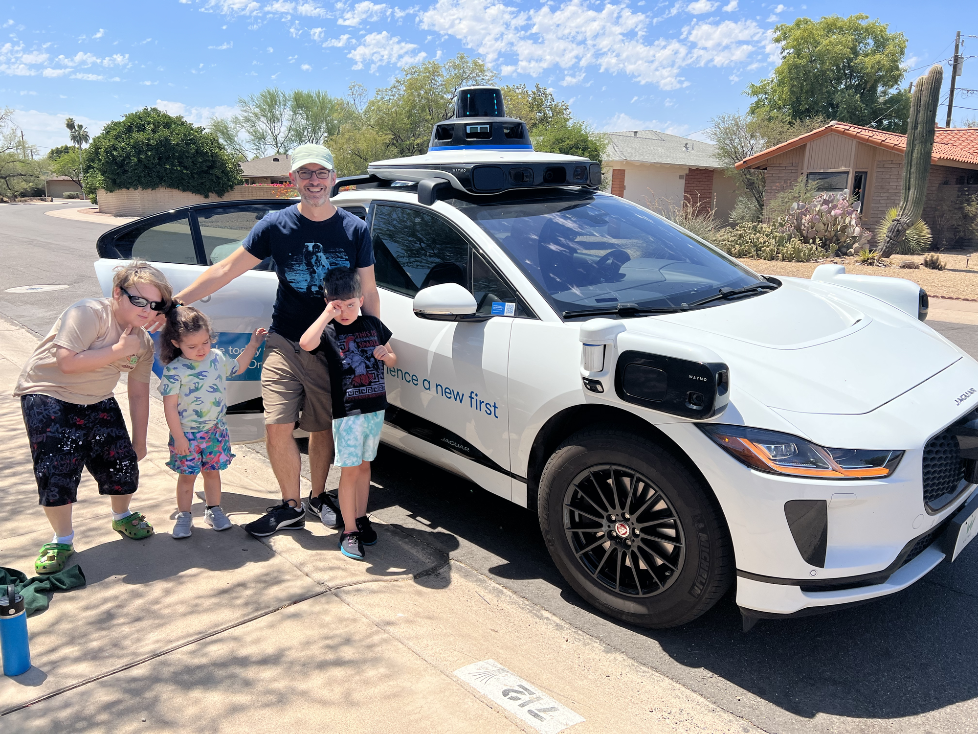 Taking a driverless carto the Legoland experience.