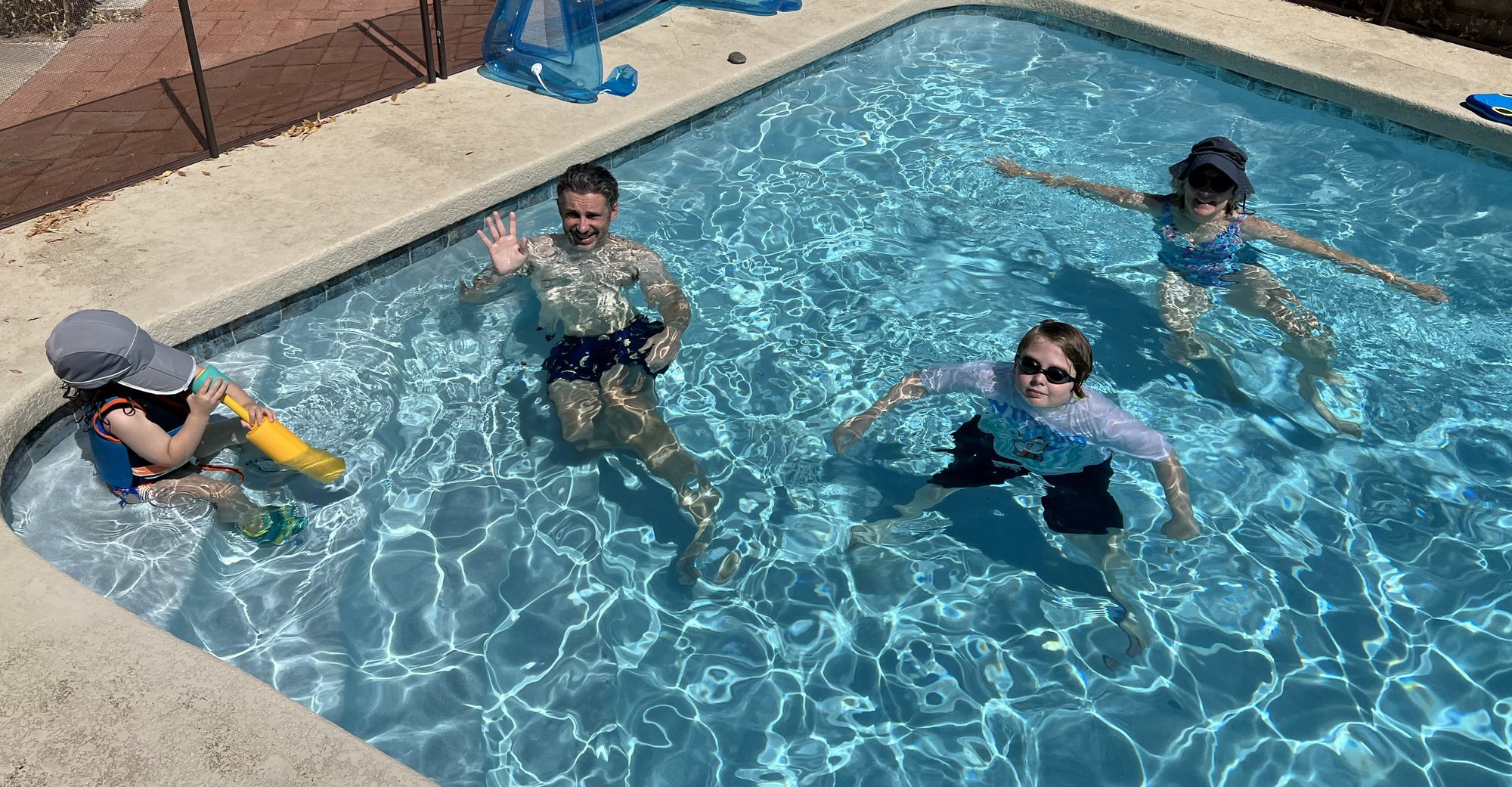 One of Alexander's other favorite activities was swimming :)