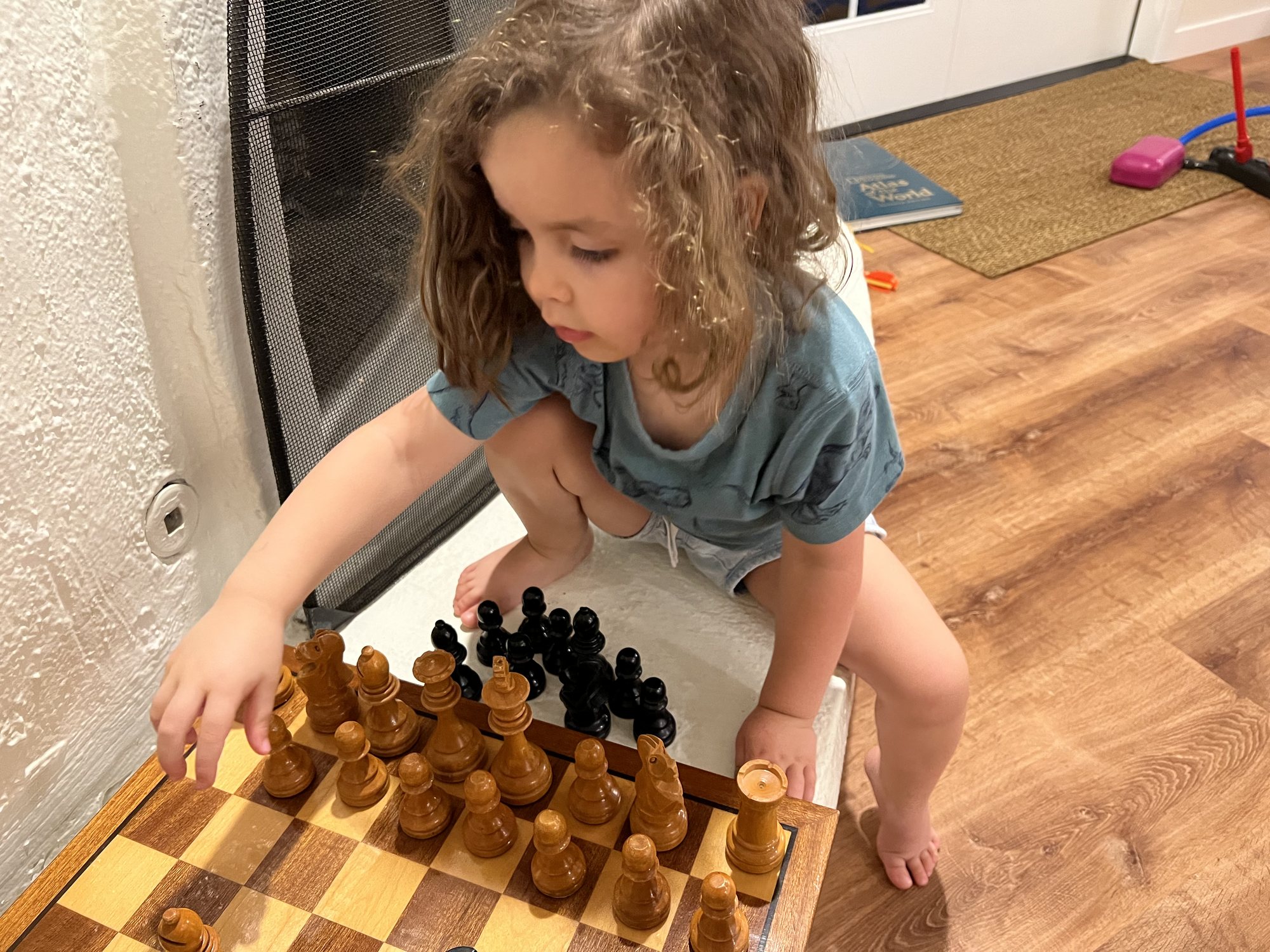 She loves to play chess as long as you're playing by her rules ;)