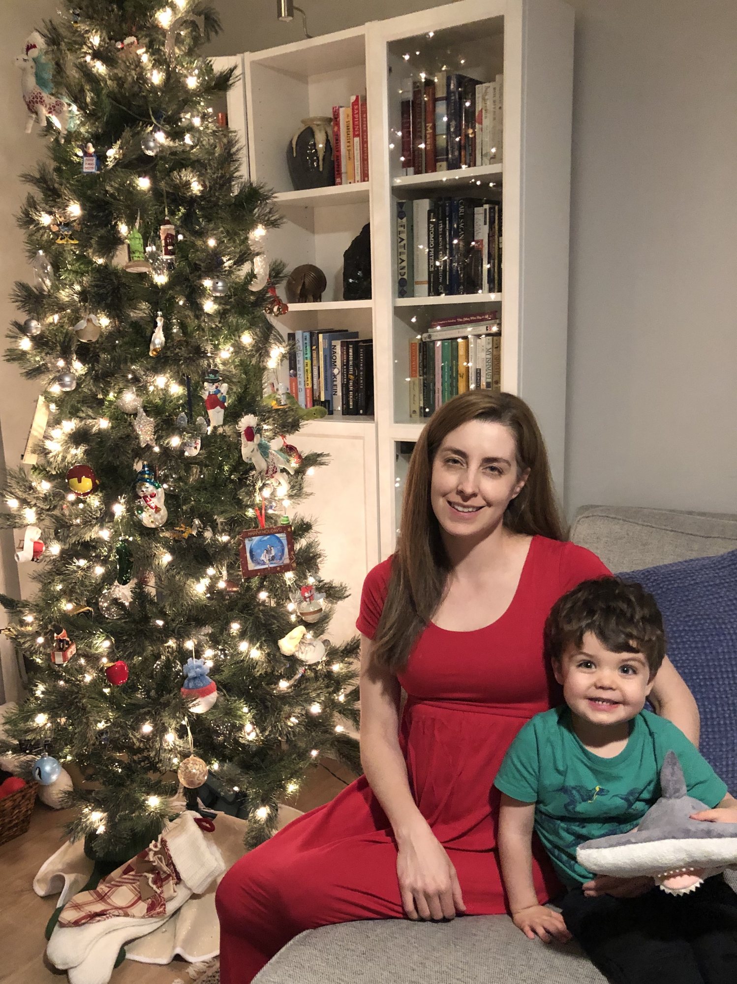 Christmas 2019 - we didn't remember to take a picture for 2018 :(
