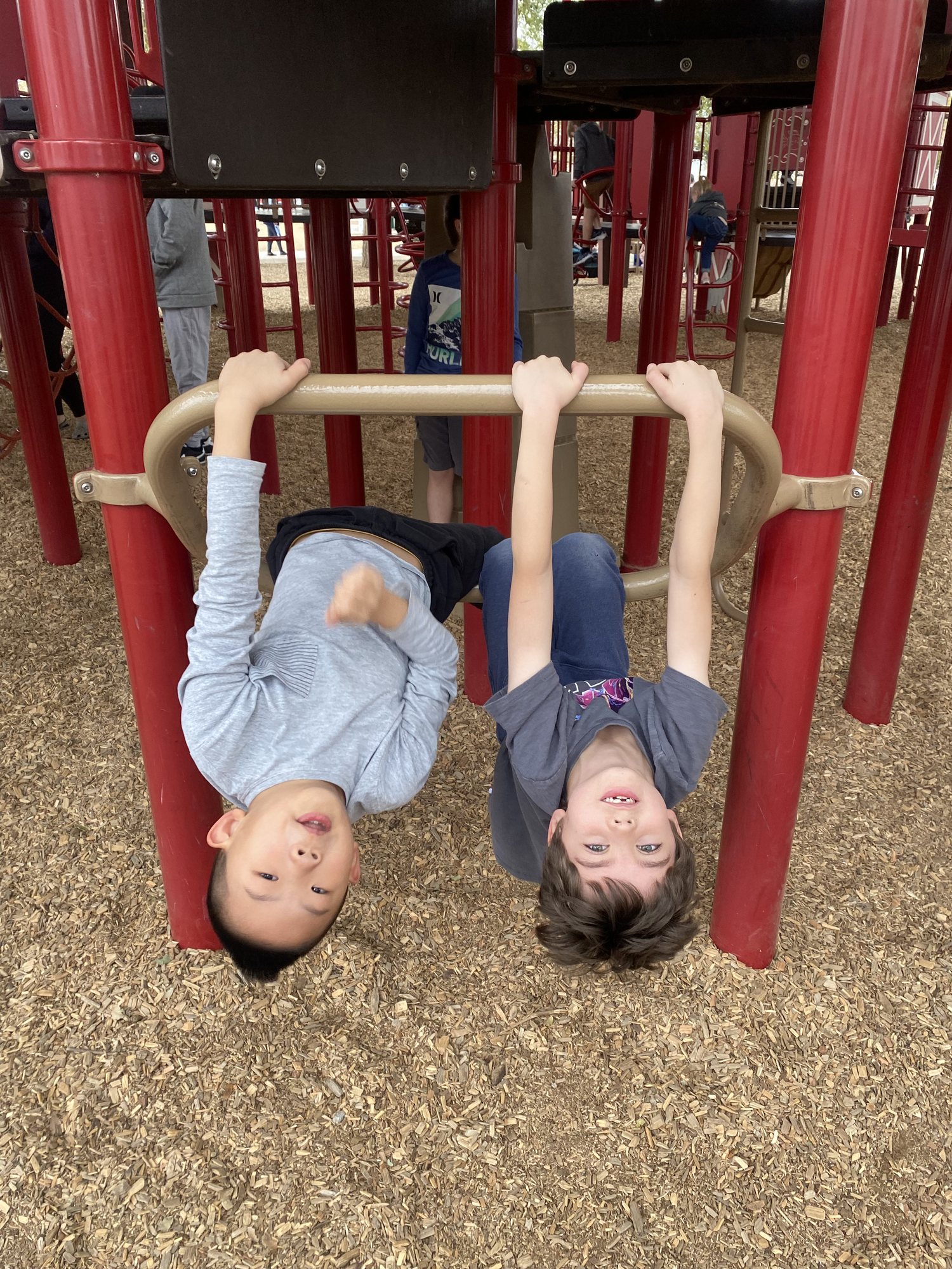 Ben and his bestie at the park.