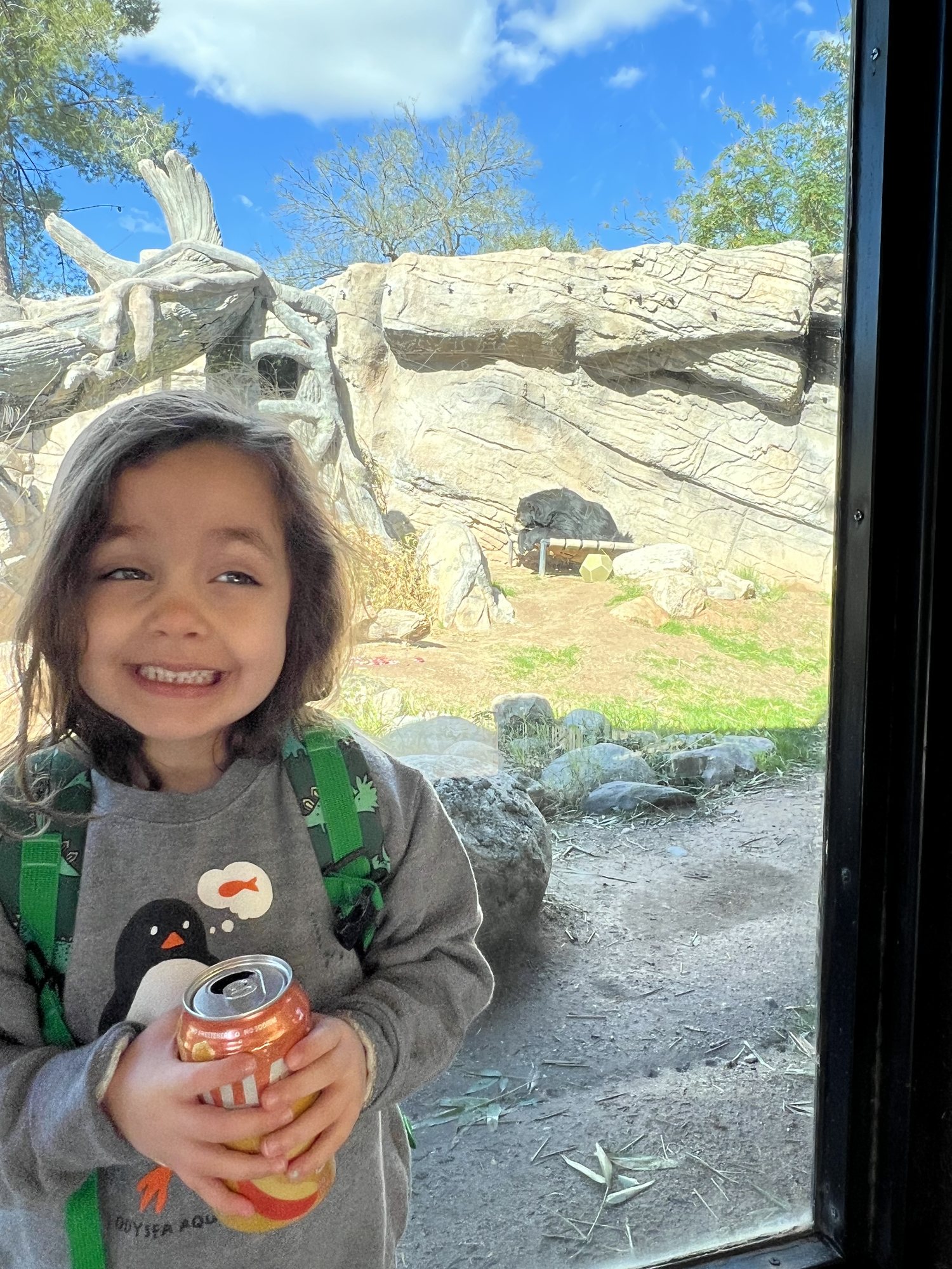 CHEESE!!! At Reid Park Zoo.