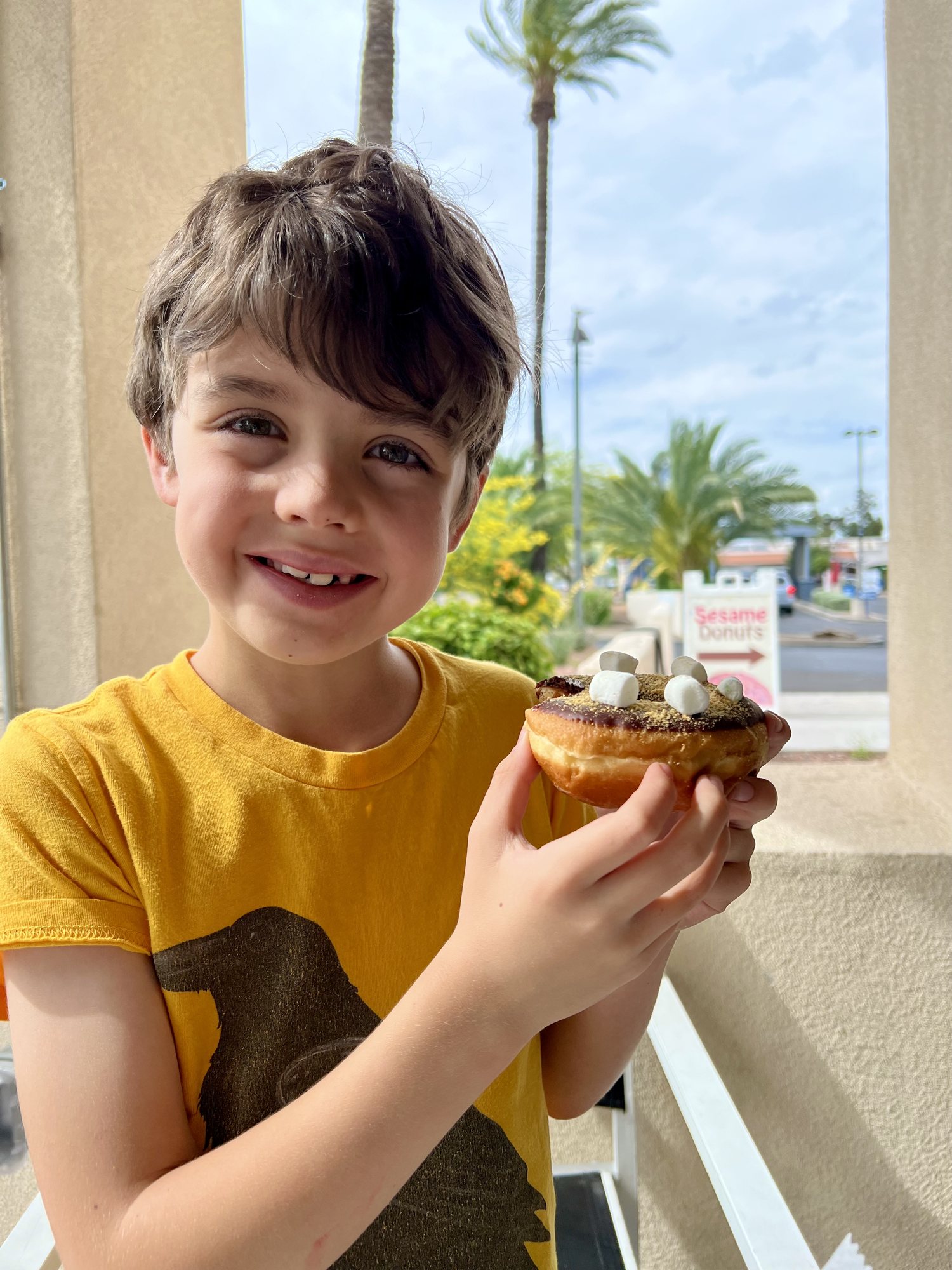 Donut at our favorite spot :)