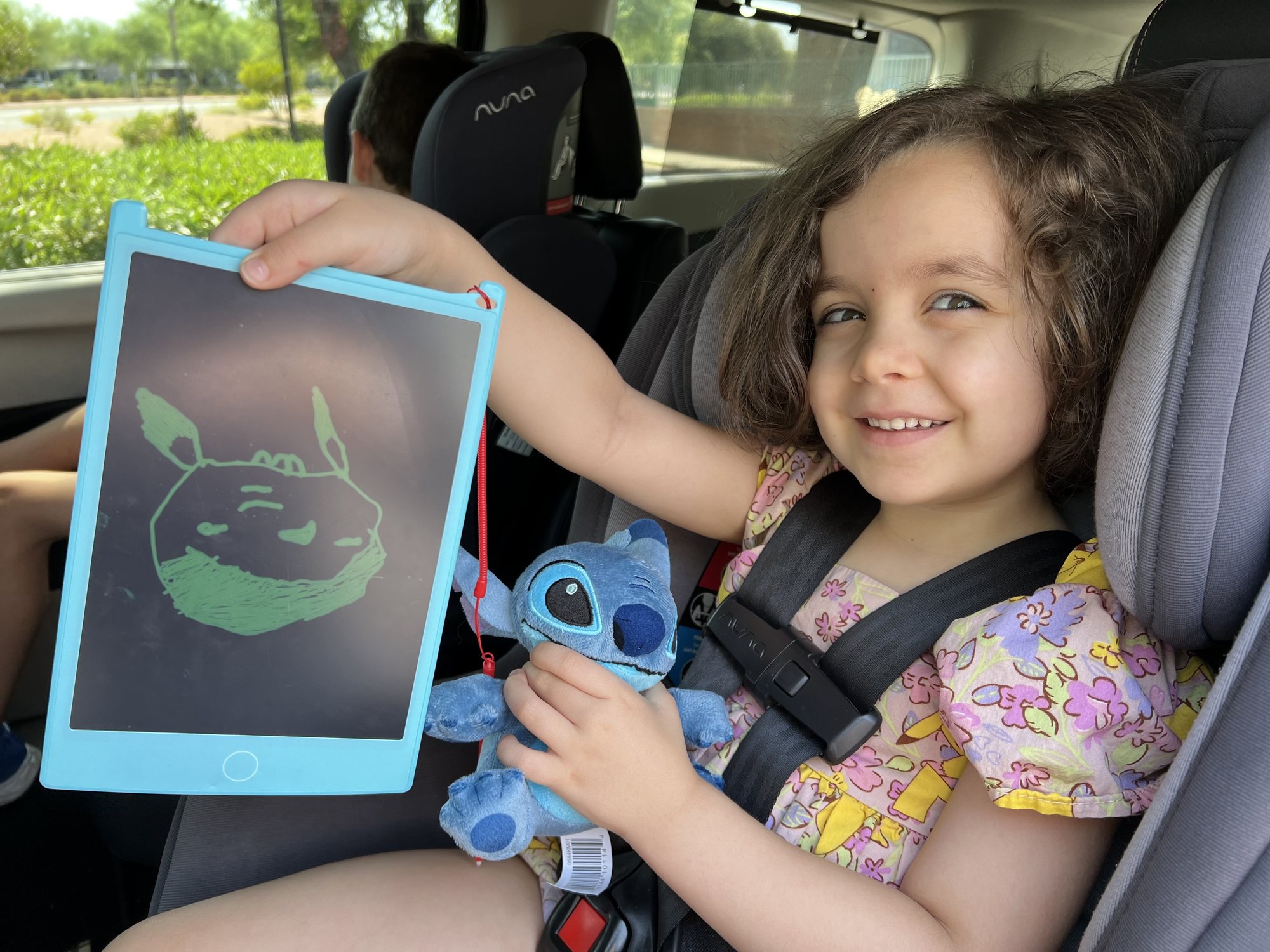 Nora decided to draw Stitch :)