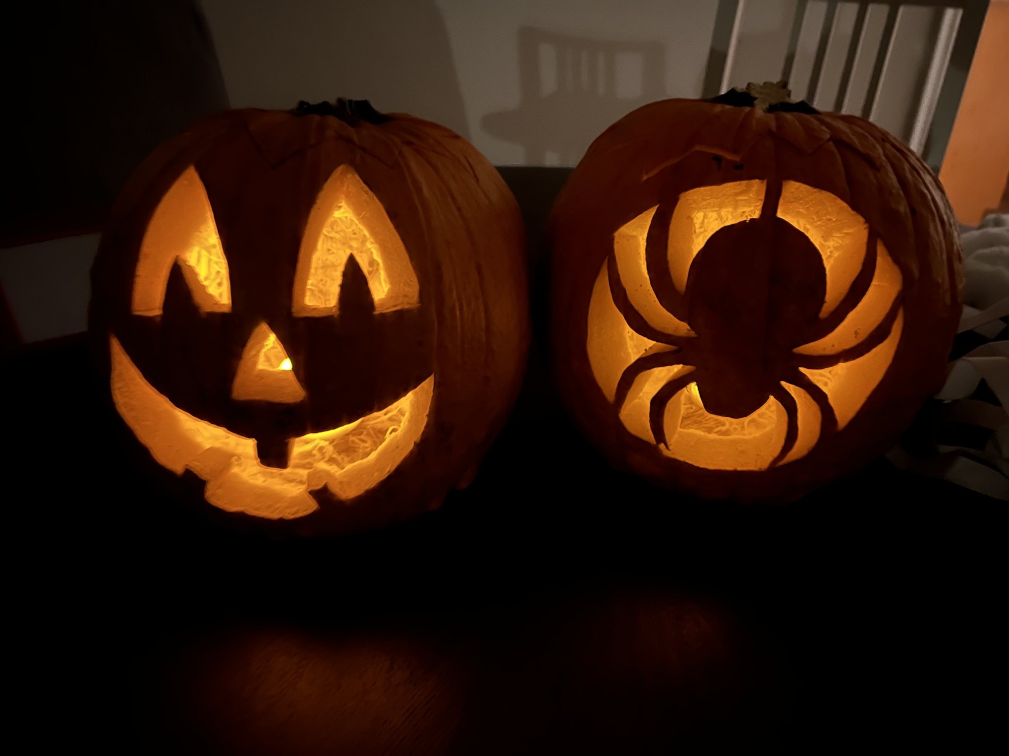 Our pumpkins this year!